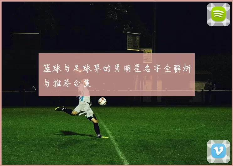 篮球与足球界的男明星名字全解析与推荐合集